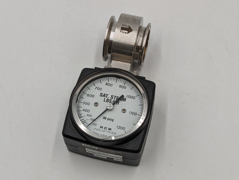 RCM Industries Flow Meter 2-93-R-1200#/HR-EK