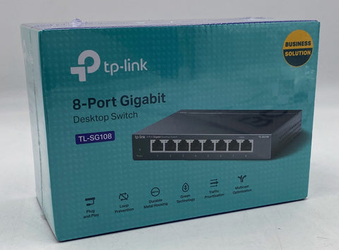 TP-Link TL-SG108 8-Port Gigabit Desktop Switch