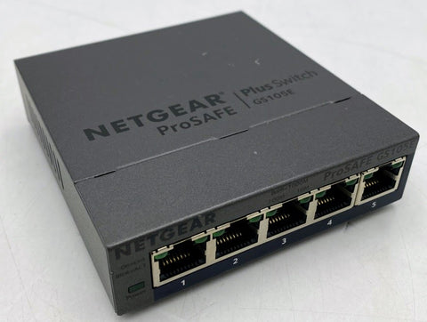 Netgear GS105Ev2 5-Port Gigabit Ethernet Plus Switch