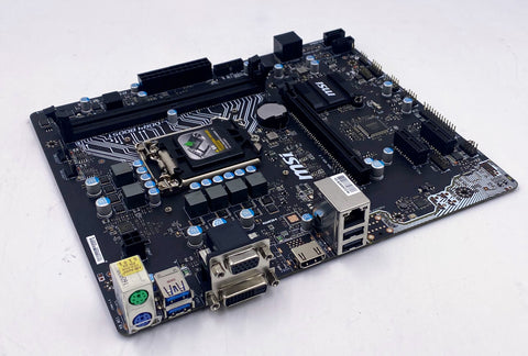 MSI H110M ECO-S01 Micro ATX Motherboard, LGA 1151, DDR4