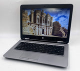 HP ProBook 640 G3 Laptop- 120GB SSD, 8GB RAM, Intel i5-7200U CPU, Windows 10 Pro