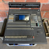 Yamaha 02R Digital Recording Console w/ 2x CD8-AE-S and MB02 Peak Meter Bridge
