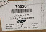 CGF 1 Ply Thermal Roll 70020, 50 Count