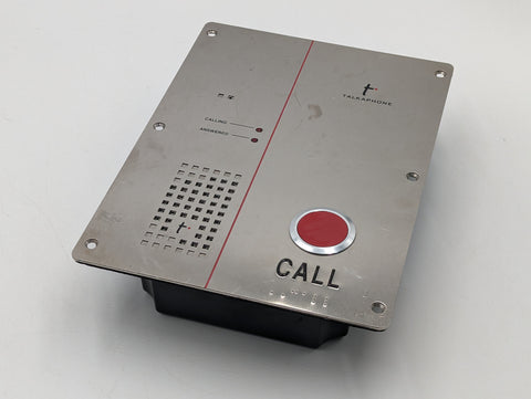 TalkAPhone Outdoor Single Button Analog Phone Audio Paging Station- ETP-500C