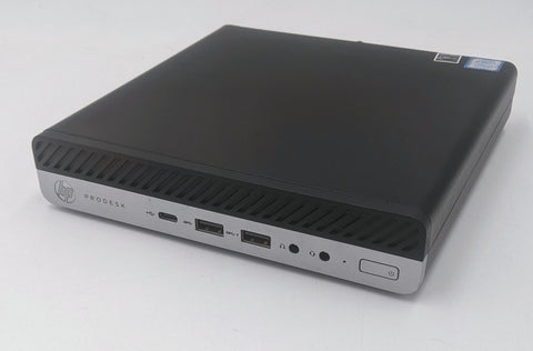 HP ProDesk 400 G4 Mini Desktop- 256GB SSD, 8GB RAM, Intel i5-8500T, Win 10 Pro