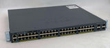 Cisco Catalyst 2960X WS-C2960X-48FPS-L V02 48 Port PoE Switch - Very Good