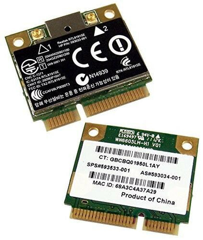 HP G72 Laptop RTL8191SE Wireless WiFi Card- 593533-001 - Very Good