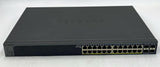 NETGEAR ProSAFE GS728TP 24-Port Gigabit PoE+ Smart Managed Switch, 4 SFP Ports