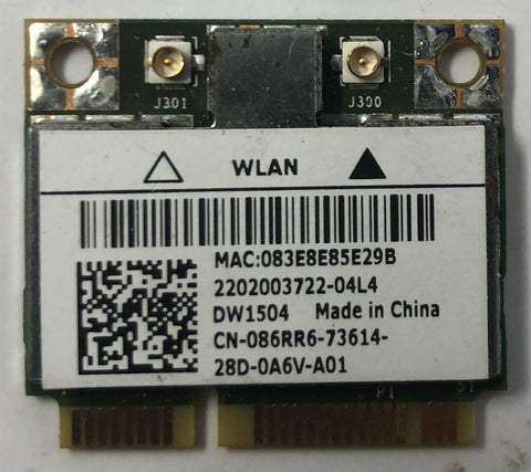 Dell Latitude 3330 Notebook BCM94313HMG2L Mini-PCI Express Wireless Card- 86RR6 - Very Good
