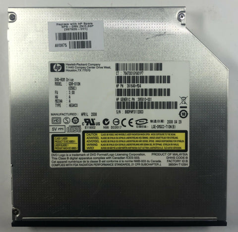 HP ProLiant DL380 G5 Server GDR-D10N DVD-ROM Drive- 397928-001 - Very Good