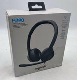 Logitech H390 USB Headset, Noise-Canceling Mic