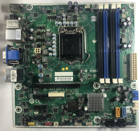 HP Elite 7100 Microtower PC MS-7613 Motherboard- 601312-001 - Very Good