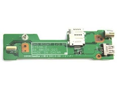 Dell XPS M1530 USB Port S-Video Panel card 48.4W105.021 75392 - Very Good