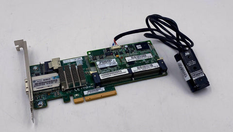 HP 633537-001 Smart Array P222/512MB SAS RAID Controller w/ 660093-001 Capacitor - Very Good