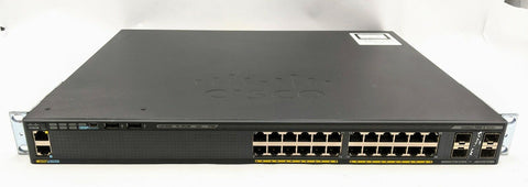 Cisco Catalyst 2960-X Series 24-Port PoE Network Switch- WS-C2960X-24PS-L - Very Good