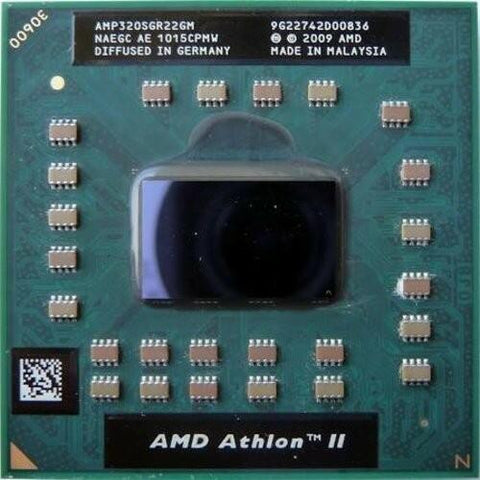 AMD Athlon II Dual-Core Mobile P320 CPU Processor- AMP320SGR22GM - Very Good