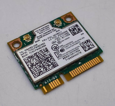 Lenovo Intel Wireless-N 7260HMW BN Bluetooth Card, 04X6011 - Very Good