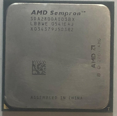 AMD Sempron 64 2800+ Desktop CPU Processor- SDA2800AIO3BX - Very Good
