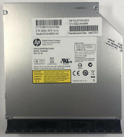 HP ProBook 4730s Laptop DS-8A8SH DVD/CD Rewritable Drive- 647954-001 - Very Good