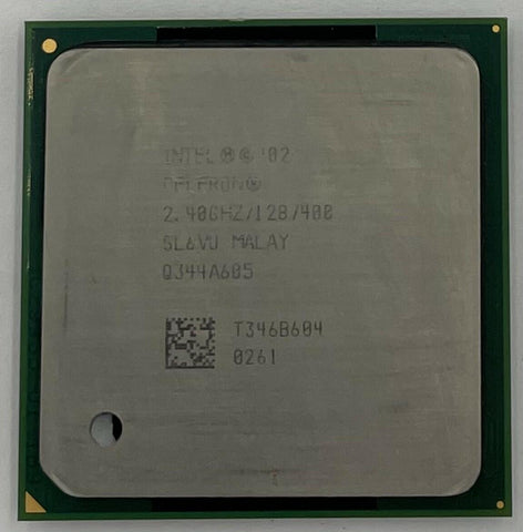 Intel Celeron 2.4 GHz Desktop CPU Processor- SL6VU - Very Good