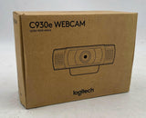 Logitech Webcam C930e, 1080p HD, 90-Degree FOV, H.264 Compression, USB - Very Good