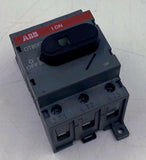 ABB OT80F3 Non-Fused Disconnect Switch 80A 3 Pole 600VAC - Very Good