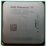 AMD Phenom II X2 B55 3.0GHz Dual-core HDXB55WFK2DGM CPU Socket AM2+ AM3 938-PIN - Very Good