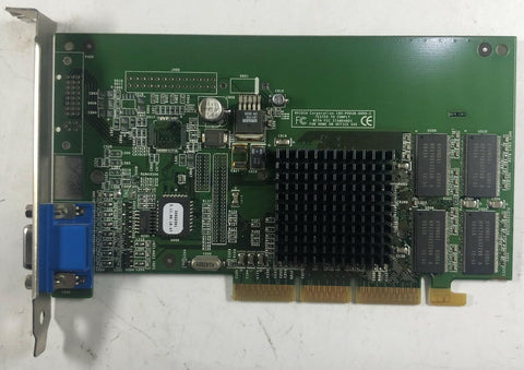 Nvidia Quadro2 MXR 32MB AGP Graphics Card- 180-P0038-0000-C - Very Good