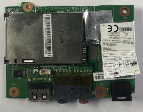 Lenovo ThinkPad X201 Laptop 48.4CV08.031 USB Audio Board- 60Y5407 - Very Good