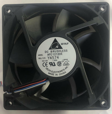 Dell Precision 380 Workstation AFC1212DE Cooling Fan- Y4574 - Very Good