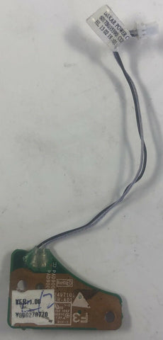 Toshiba Satellite C855D Laptop 6017B0355901 Power Button Board- V000270770 - Very Good
