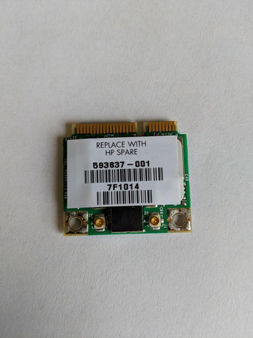 Hp WLAN Wireless Mini PCI-e Card - 593837-001 - Very Good