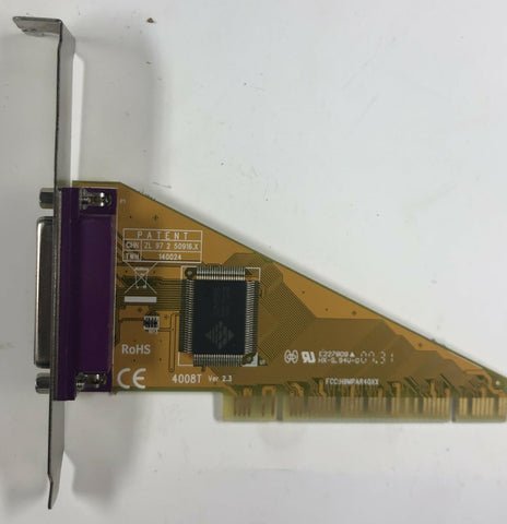 Sunix 4008T External Parallel PCI Interface Board - Very Good
