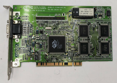 ATI 3D Rage II 2MB PCI Graphics Card- 109-38200-00 - Very Good