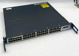 Cisco Catalyst WS-C3750X-48P-S 48-Port Gigabit PoE Switch - Very Good