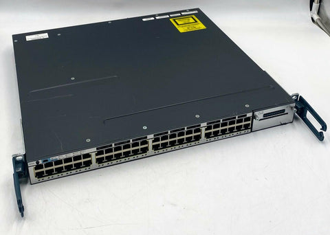 Cisco Catalyst WS-C3750X-48P-S 48-Port Gigabit PoE Switch - Very Good