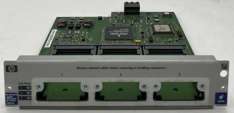 HP ProCurve Switch GL 3-Slot Transceiver Module- J4864A - Very Good