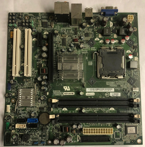 Dell Dimension E530 Desktop G33M02 Motherboard- RY007 - Very Good