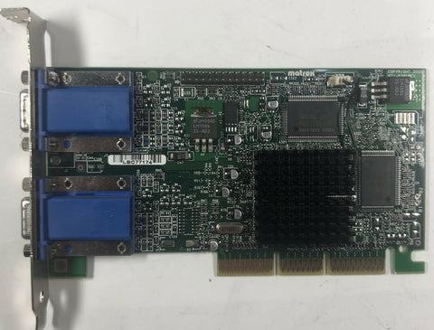 Matrox Millennium G450 16MB AGP Graphics Card- G45+MDHA16D/OE6 - Very Good