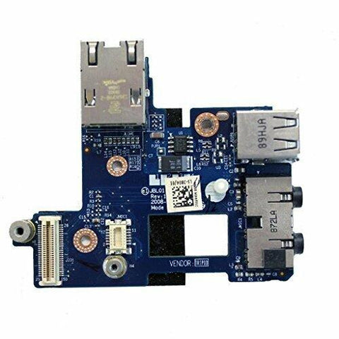 Dell Latitude E6400 Audio USB Network Port Board- LS-3804P - Very Good