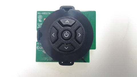 TCL 48FS3750 LED TV Power Button- 40-48D27A-KEA2LG - Very Good