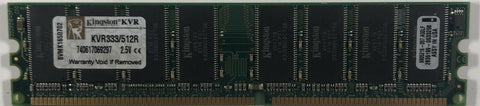 Kingston KVR333/512R 512MB DDR Desktop RAM Memory - Very Good