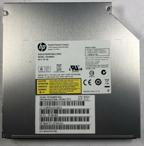 HP Envy 20 TouchSmart All-in-One DS-8A8SH DVD/CD Rewritable Drive- 657959-001 - Very Good