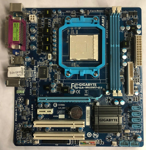 Gigabyte GA-M68MT-D3 Desktop Micro ATX Motherboard - Very Good
