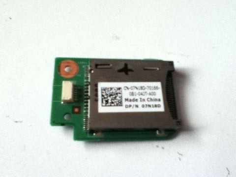 Dell Inspiron M5010 Laptop 48.4HH04.011 SD Card Reader Board- 7N18D - Very Good