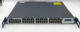 Cisco Catalyst WS-C3750X-48P-S 48-Port Gigabit PoE Switch - Very Good