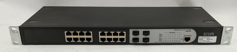 3Com 2916-SFP Plus Baseline Switch- 3CBLSG16 - Very Good