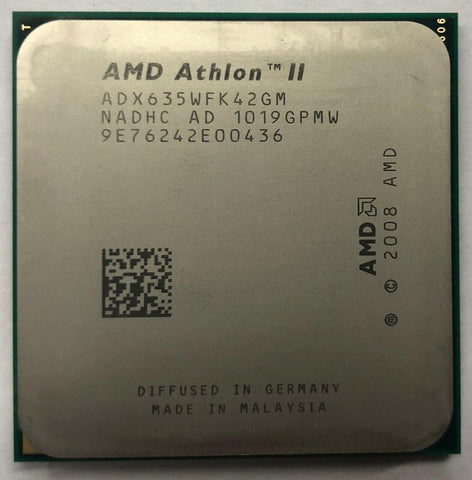 AMD Athlon II X4 635 Desktop CPU Processor- ADX635WFK42GM - Very Good