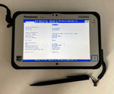 Panasonic FZ-M1JX19GVM Toughpad Rugged Tablet- No SSD, 8GB DDR3, i5-7Y57, No OS