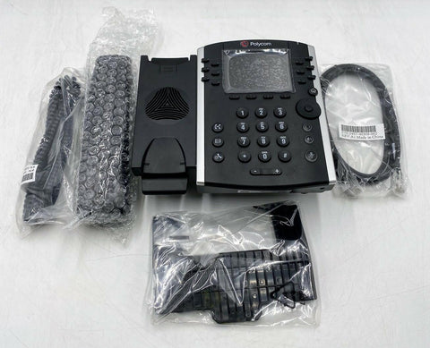 Polycom VVX 411 12-Line Gigabit IP Phone with Color Display - Very Good